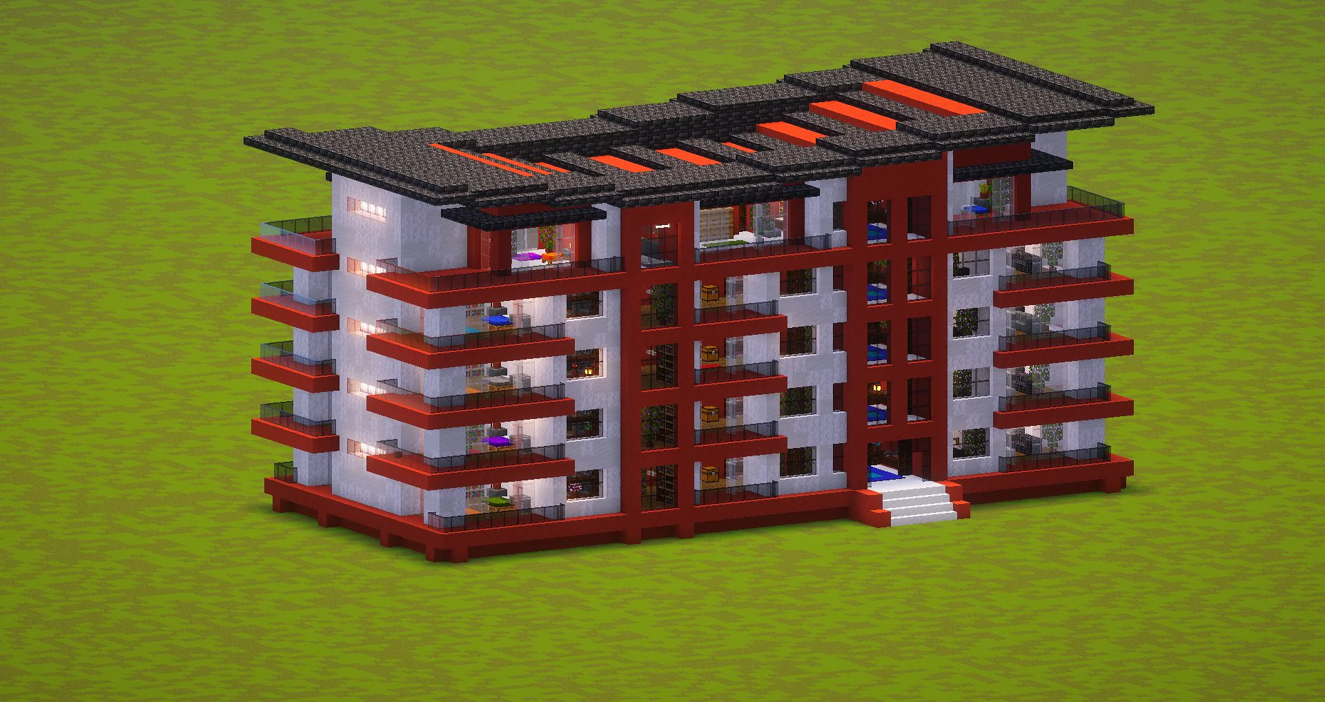 Red Modern Palace - Image 2