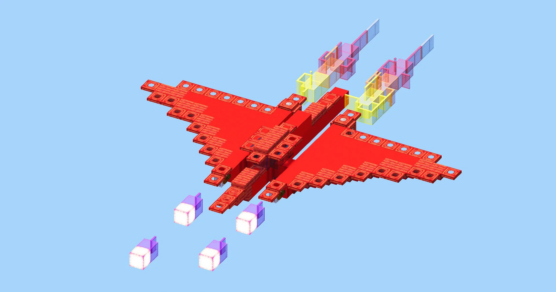 Red Spaceship - Image 2