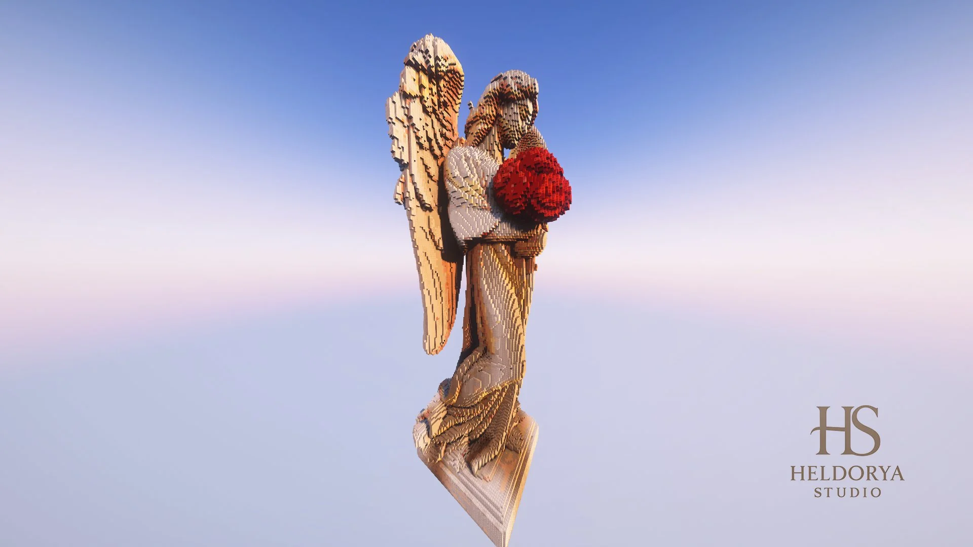 Roses Angel Beautiful Statue - Gothic | Classical | Detailed ( Woman ) - Image 2