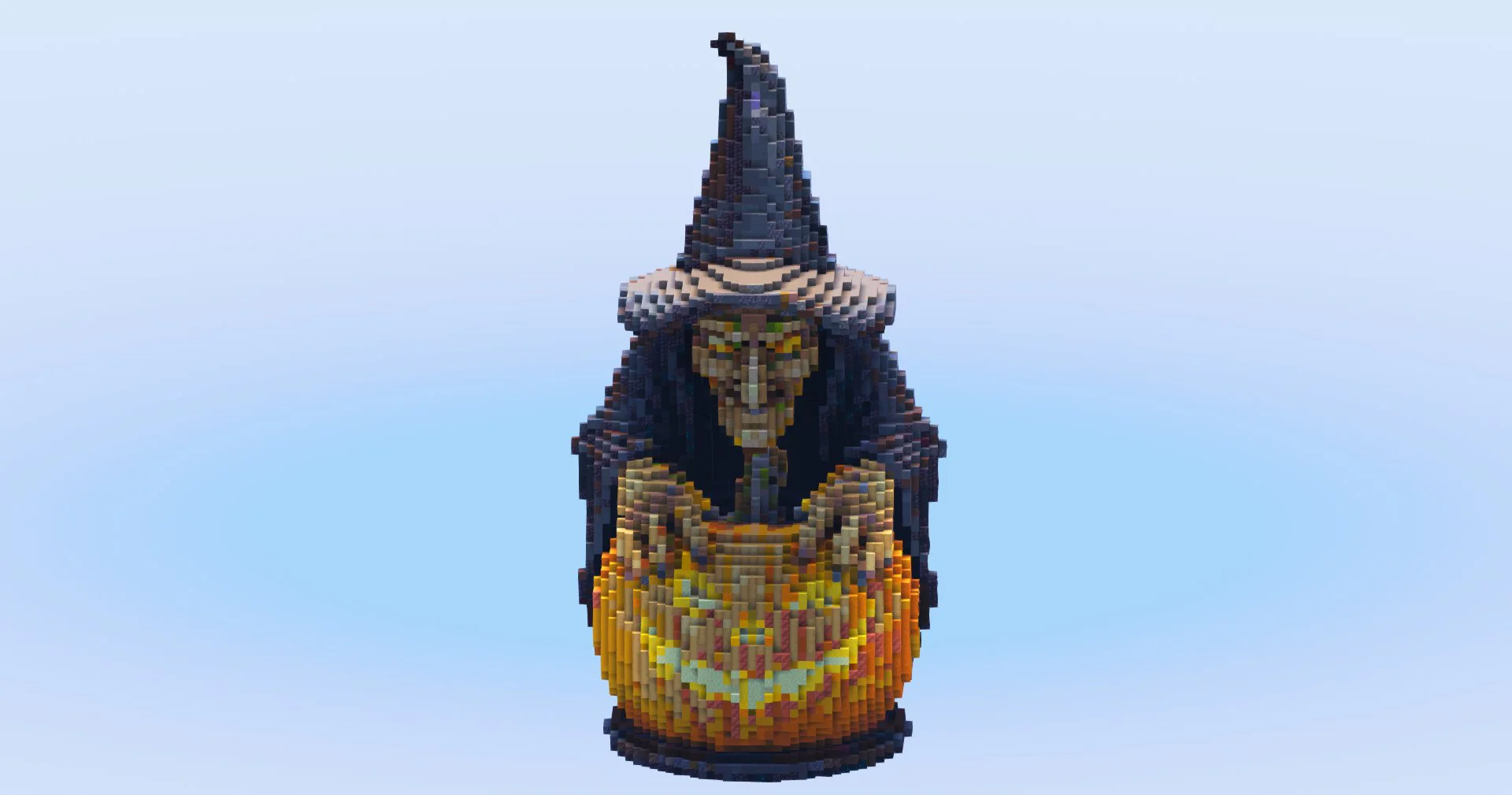 Scary Witch with Pumpkin - Image 2