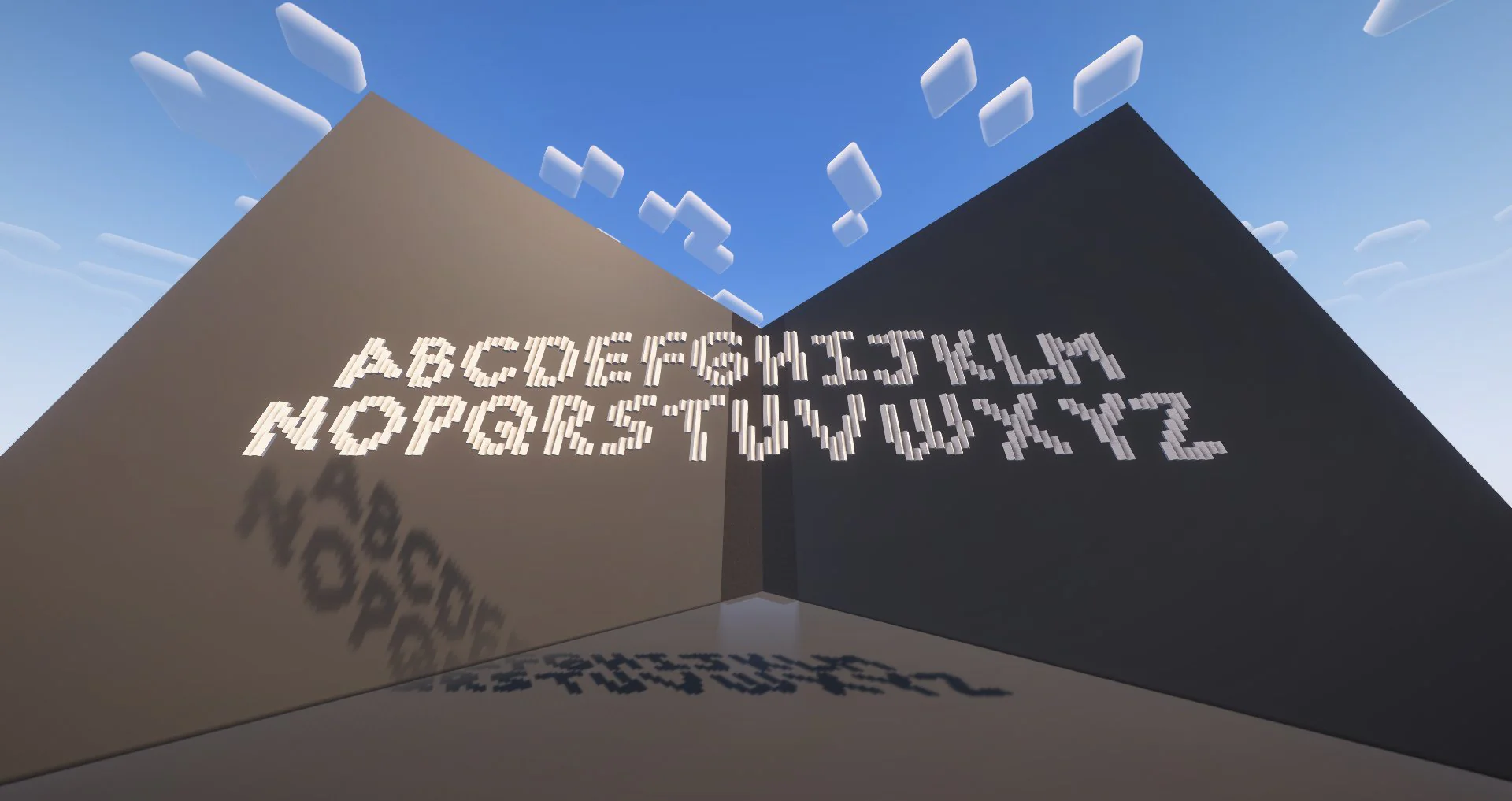 Slanted Letters | Minecraft Alphabet Asset Pack - Image 2