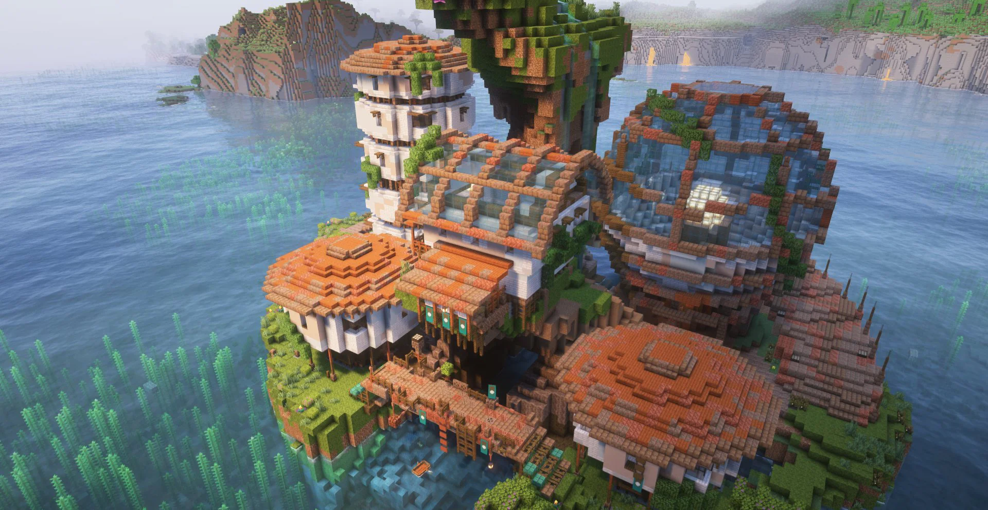 Soft-Fantasy Island Settlement Building Set - Image 3