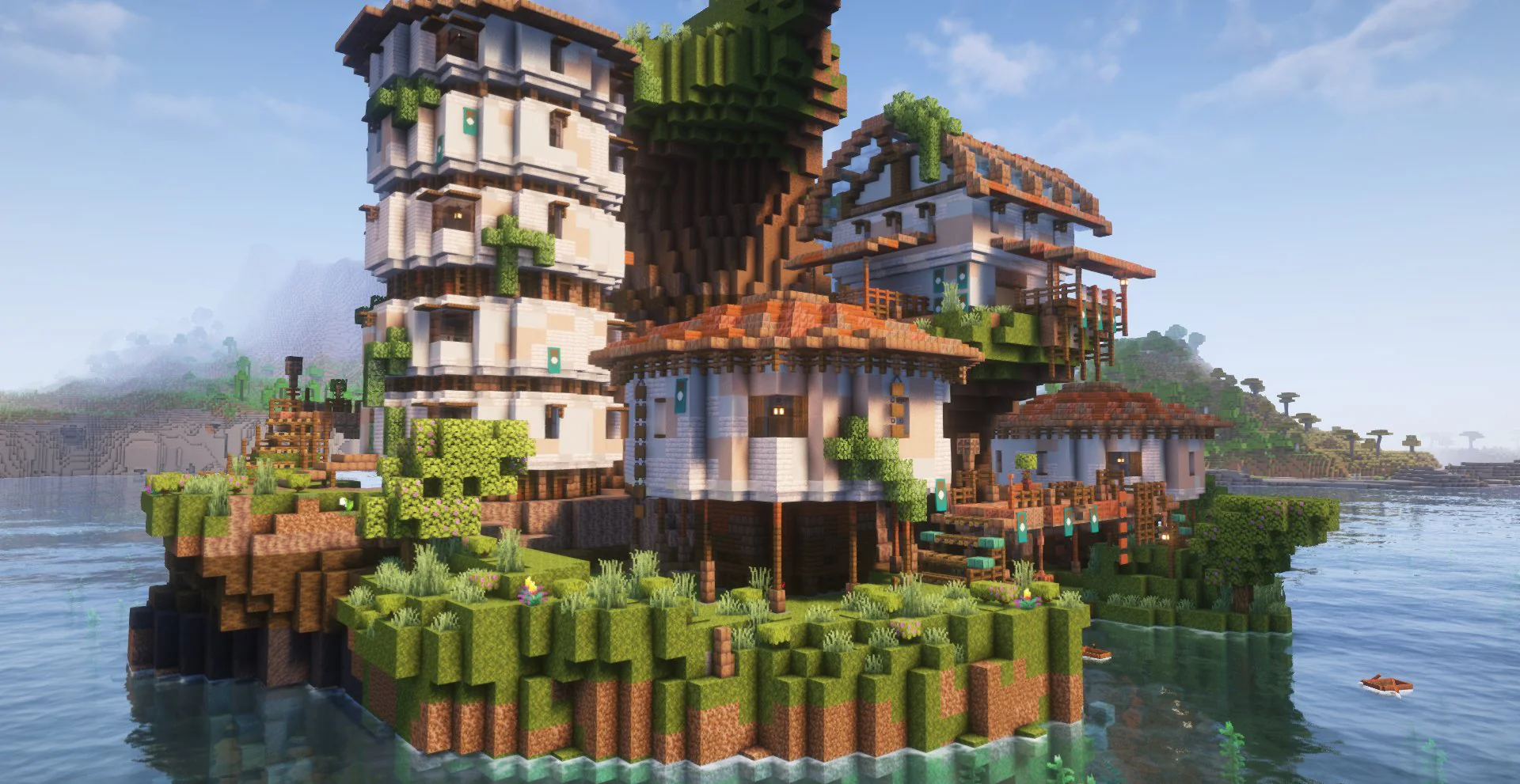 Soft-Fantasy Island Settlement Building Set - Image 8