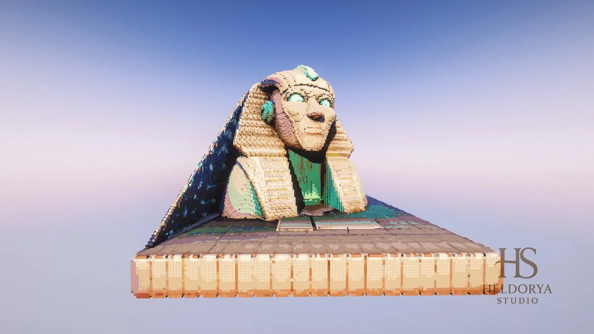 Sphynx Futuristic Monument - Statue - Detailed - Image 2