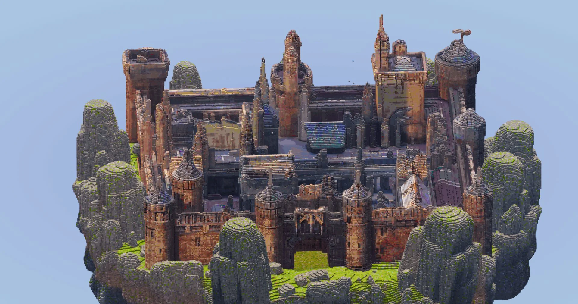 Square Minecraft Castle - Image 2