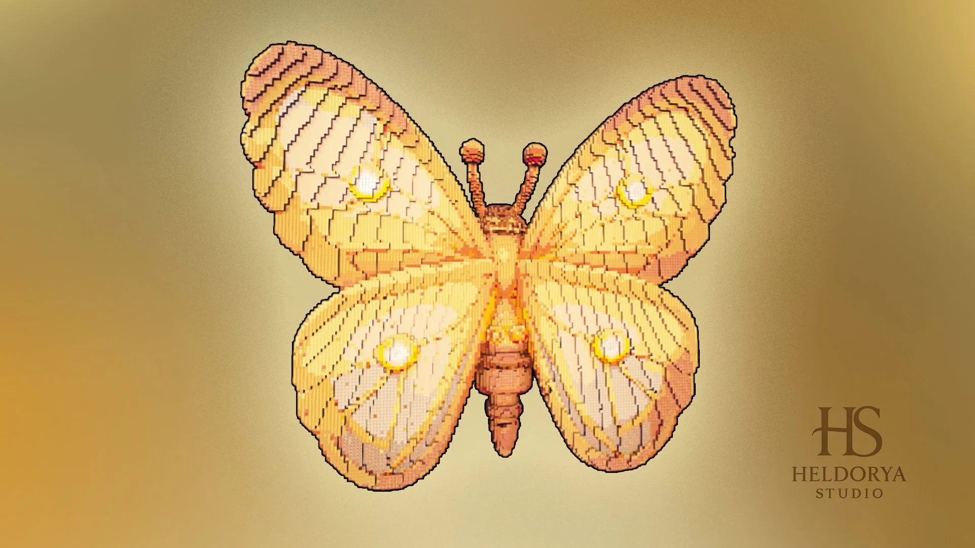 Steampunk Butterfly Statue - Futuristic - Image 4