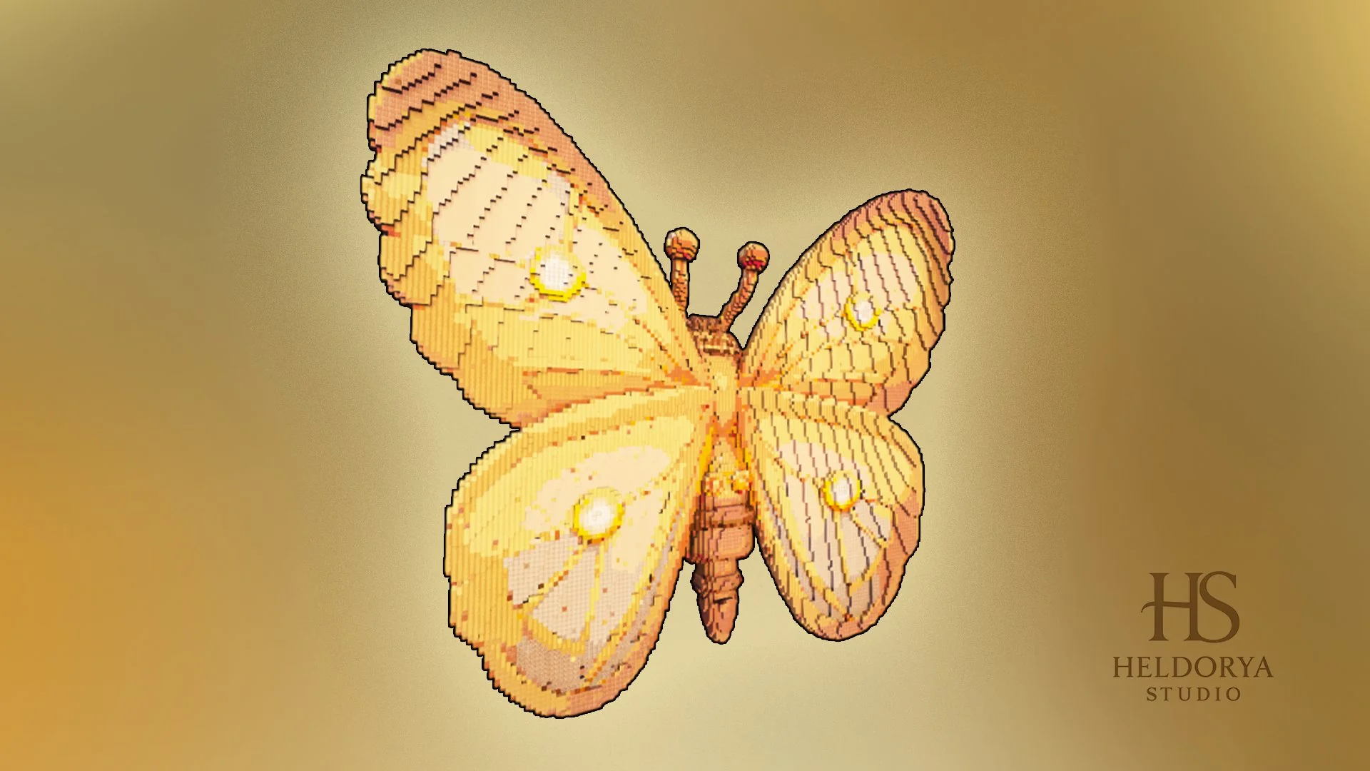 Steampunk Butterfly Statue - Futuristic - Image 5