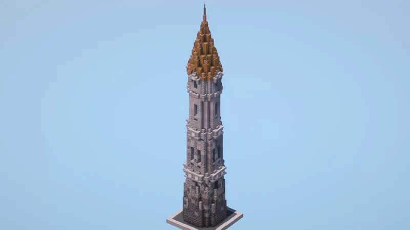 Stone Bricks Fantasy Tower