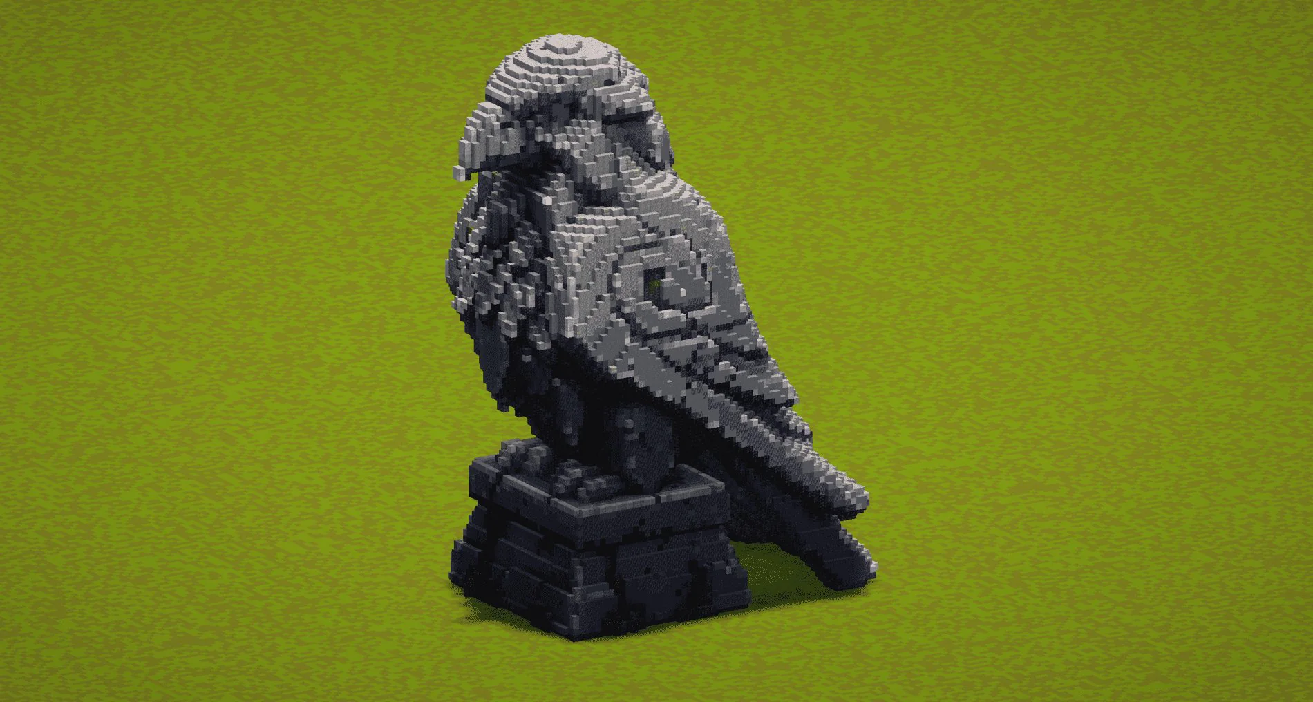 Stone Eagle Statue - Image 2