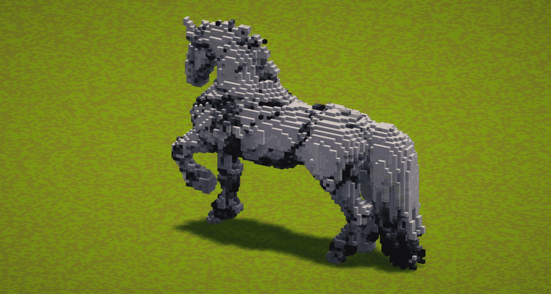 Stone Horse Statue - Image 3