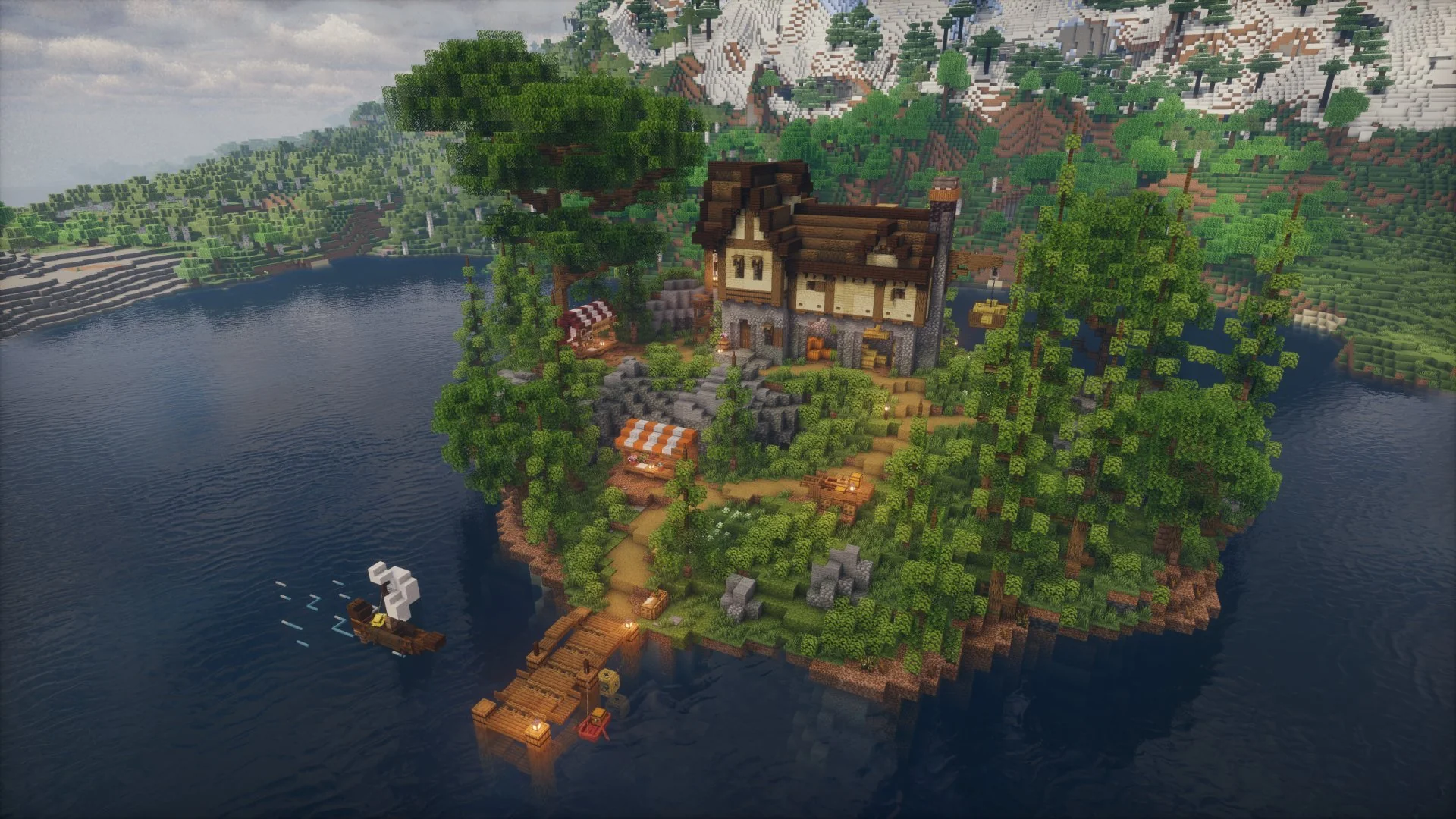 Storage Home / Market Island (Medieval Village Pack) - Image 10