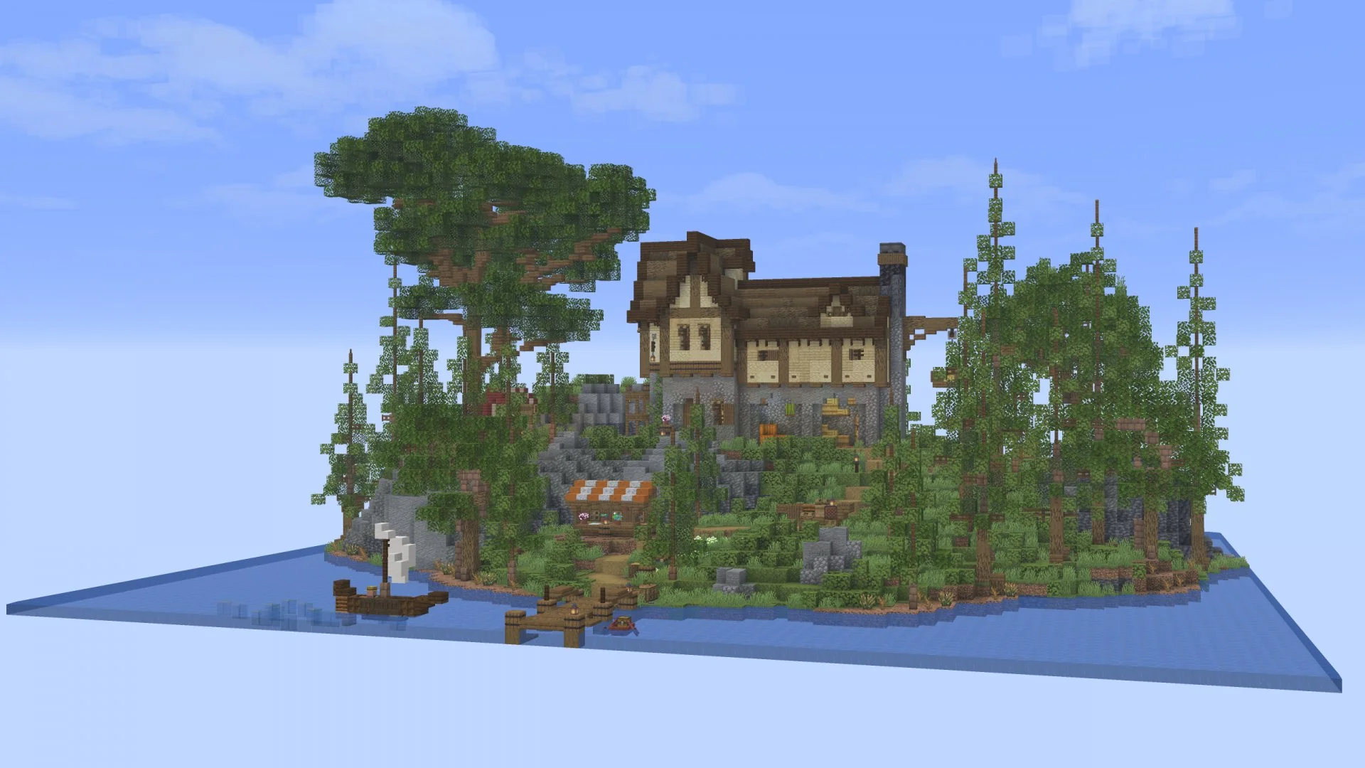 Storage Home / Market Island (Medieval Village Pack) - Image 11