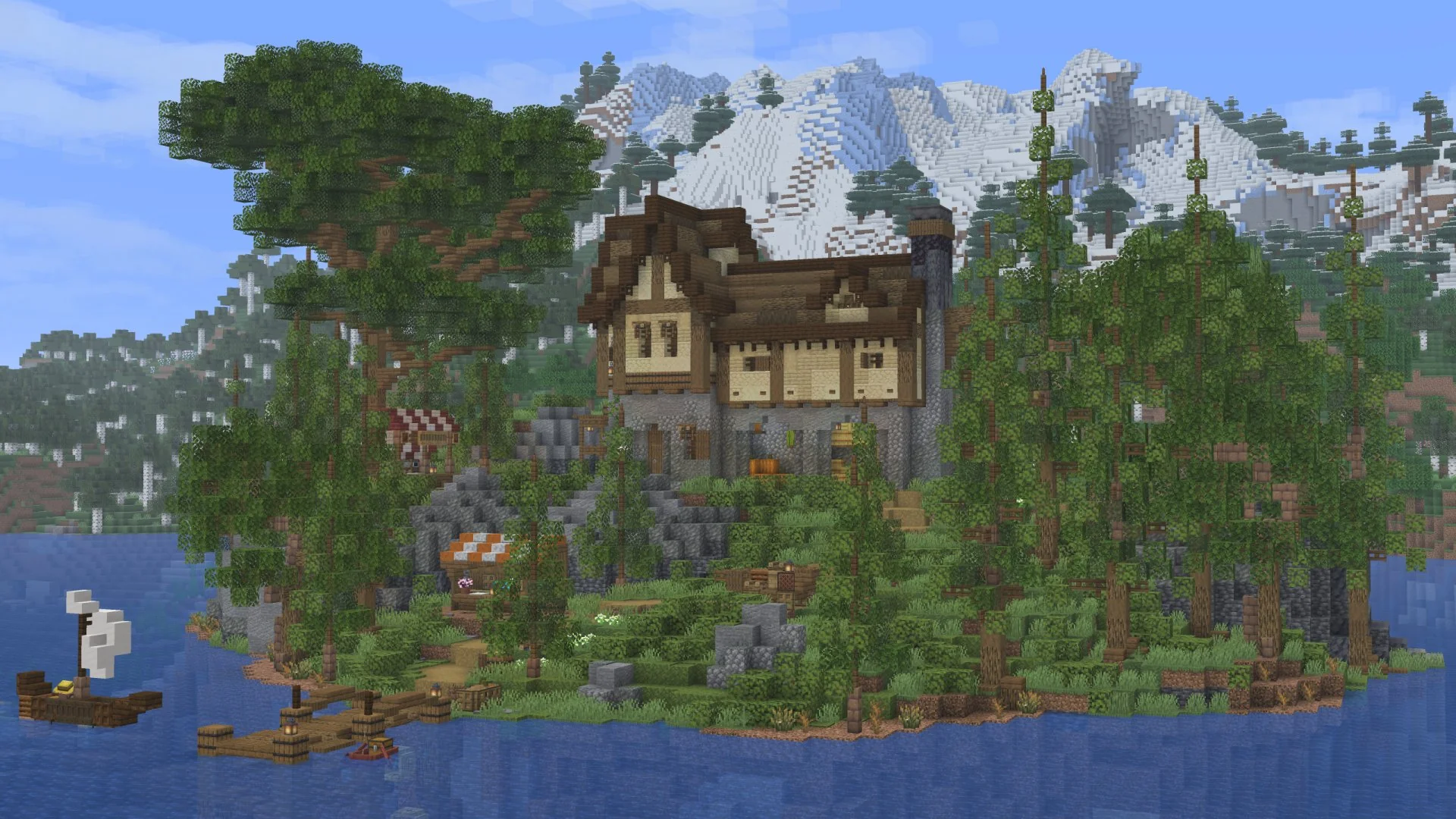 Storage Home / Market Island (Medieval Village Pack) - Image 13