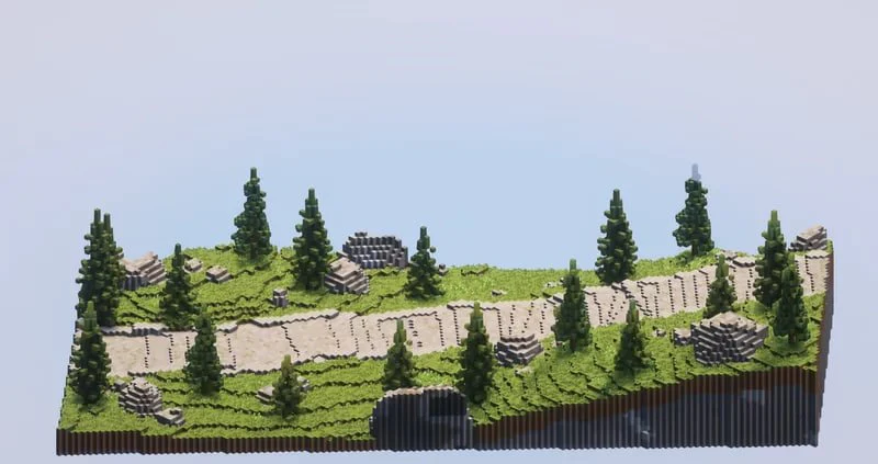 Tree-Lined Street Diorama - Image 2