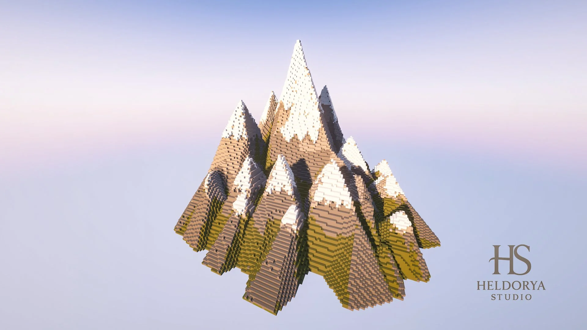 Winter Snowy Mountain - Medium Size - Image 2