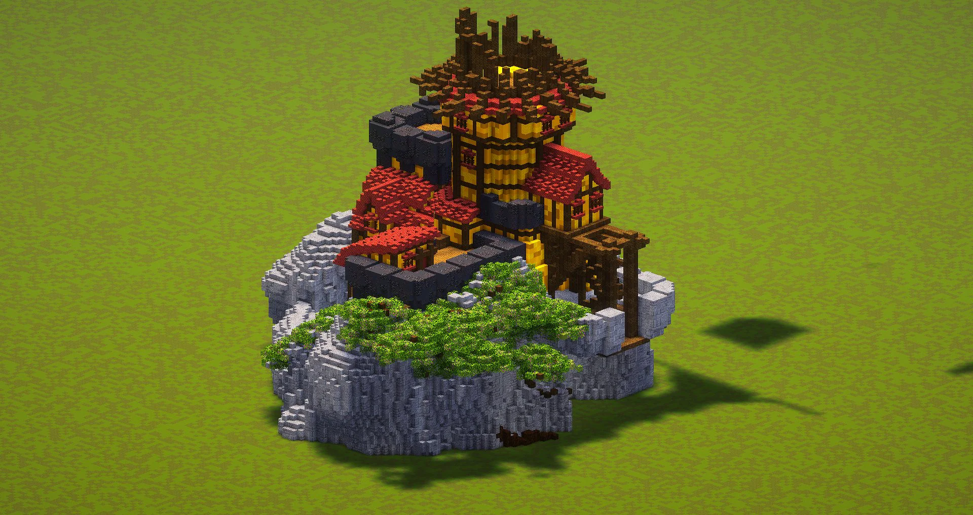 Yellow Medieval Castle - Image 2