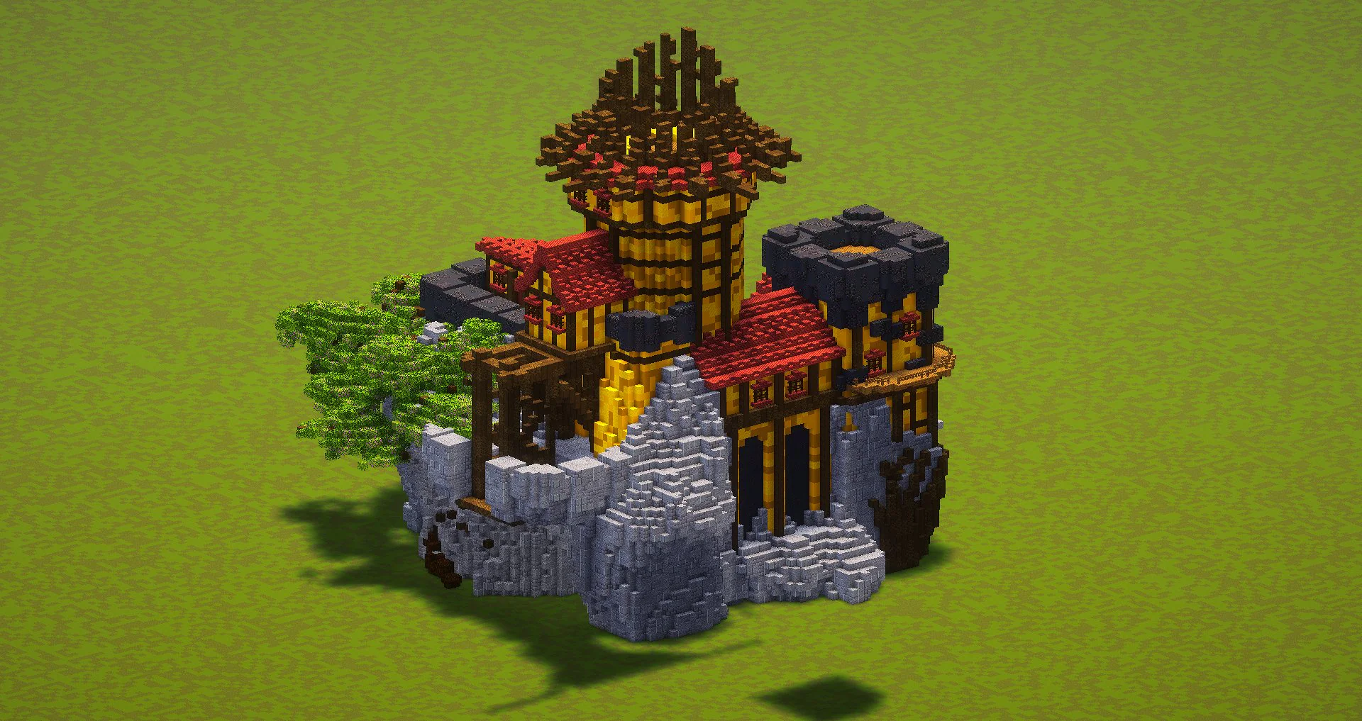Yellow Medieval Castle - Image 3