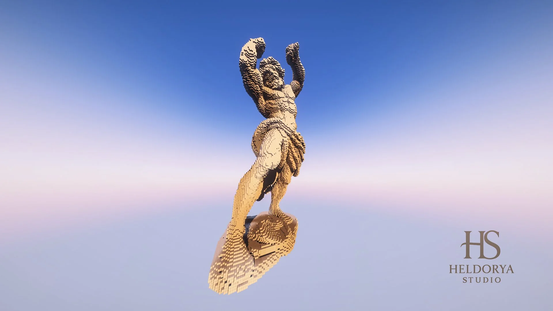 Zeus Statue - Smooth Stone - Image 2